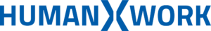 Logo Human X Work blau